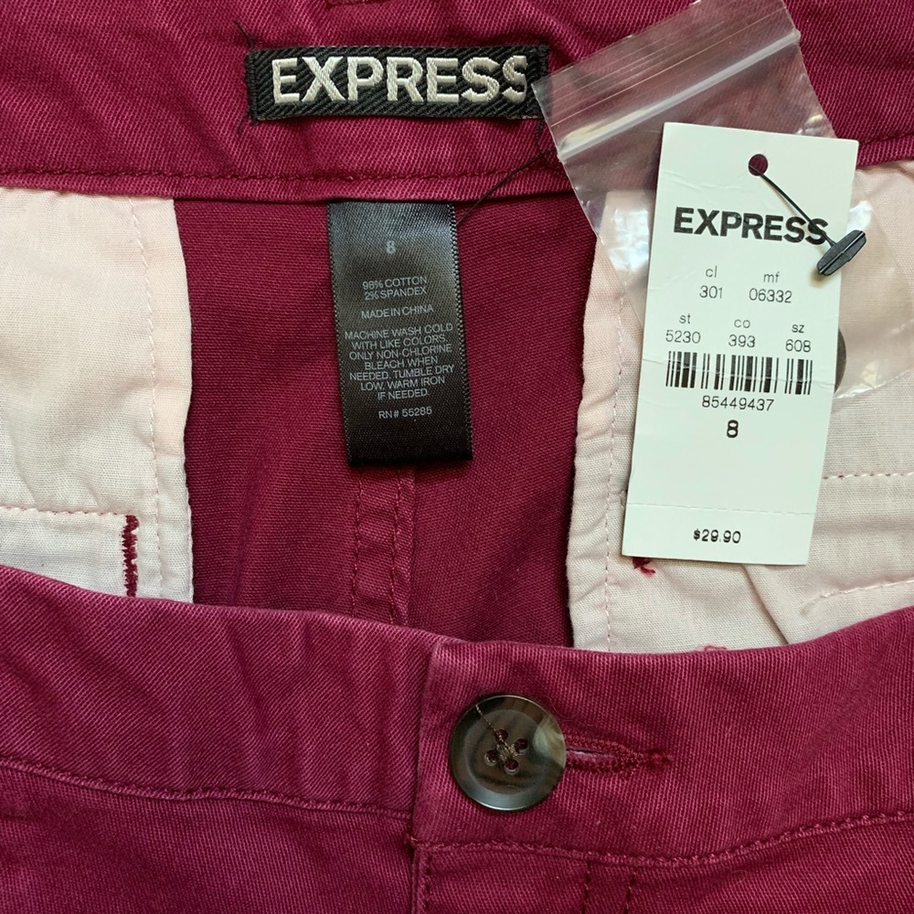 Express Low Rise Shorts - Picture 3 of 3